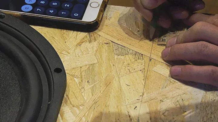 🔊 Subwoofer with Visaton Tiw 360 🔊 Sawing Bass Reflex Opening Part 2 🔊