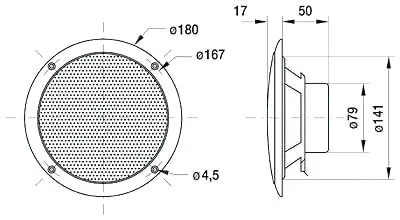 Акустика Visaton FR16WP/4 Белая-0