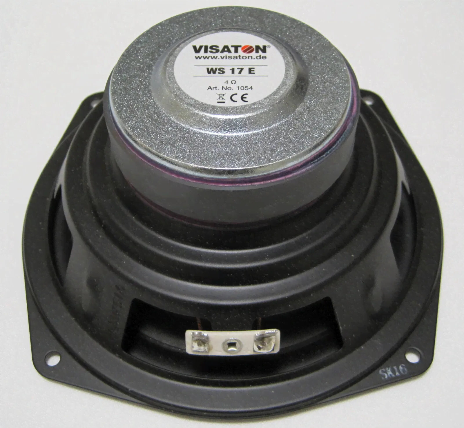 VISATON 1054 WS 17 E 4Ohm Tieftöner Bass 17cm Lautsprecher 6,5" 2St.
