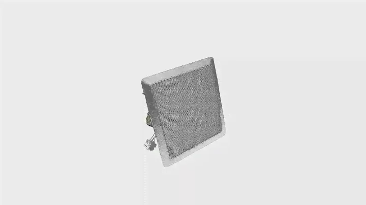 Vestavný stropní ELA reproduktor Visaton DL 18 2SQ   8 ohm  97 dB  40 60 W