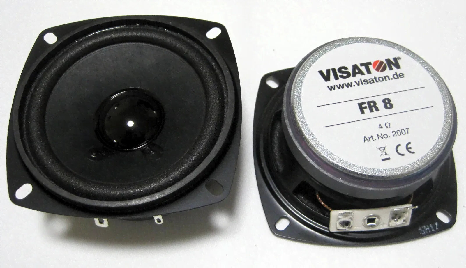 VISATON FR 8 4Ohm Breitband 8cm 3,3" 80mm Lautsprecher Breitbänder #2007